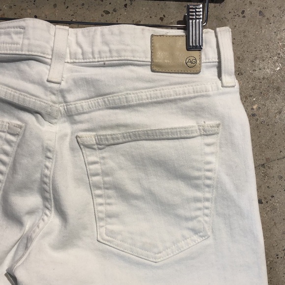 AG Adriano Goldschmied Ex-Boyfriend Slim 1 Year Tonal White Slouchy Jeans - Picture 5 of 10